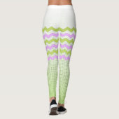 verde y blanco con zigzag leggings (Rückseite)