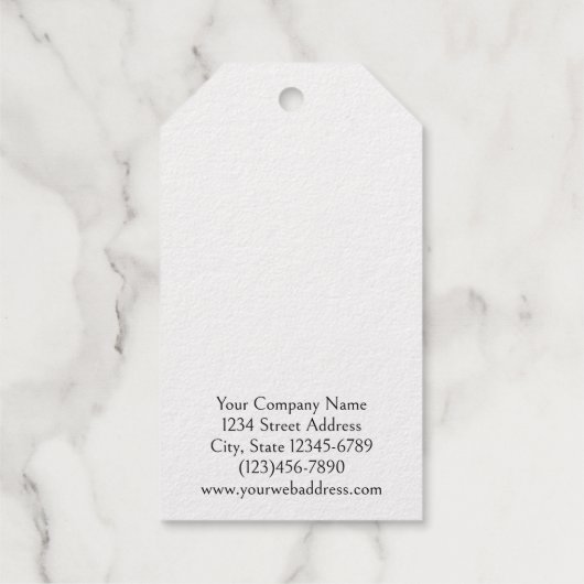 Verdeckte Blüh-Hanging-Ohrring-Display-Karten Geschenkanhänger (Rückseite)