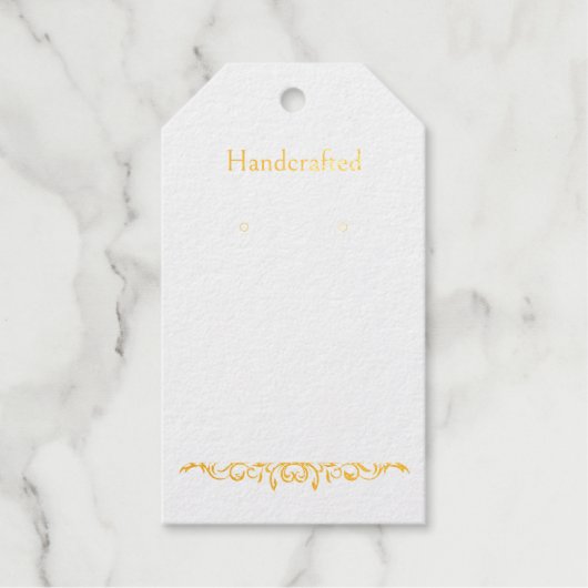 Verdeckte Blüh-Hanging-Ohrring-Display-Karten Geschenkanhänger (Vorderseite)