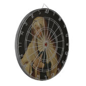 Verdeckte Jungfrau Mary (von Lucas van Leyden) Dartscheibe (Vorderseite Links)