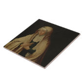 Verdeckte Jungfrau Mary (von Lucas van Leyden) Fliese (Seite)