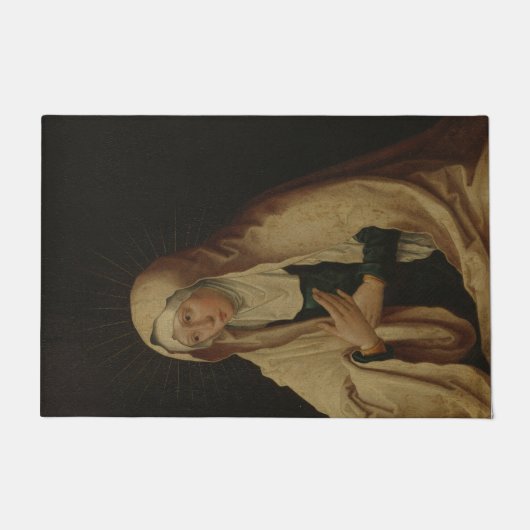 Verdeckte Jungfrau Mary (von Lucas van Leyden) Fußmatte (Vorderseite)