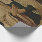 Verdeckte Jungfrau Mary (von Lucas van Leyden) Geschenkpapier (Ecke)