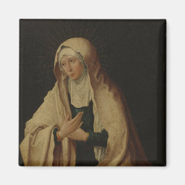 Verdeckte Jungfrau Mary (von Lucas van Leyden) Magnet
