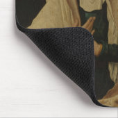 Verdeckte Jungfrau Mary (von Lucas van Leyden) Mousepad (Ecke)