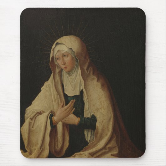Verdeckte Jungfrau Mary (von Lucas van Leyden) Mousepad (Vorne)