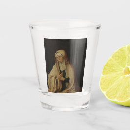 Verdeckte Jungfrau Mary (von Lucas van Leyden) Schnapsglas