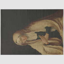 Verdeckte Jungfrau Mary (von Lucas van Leyden) Seidenpapier