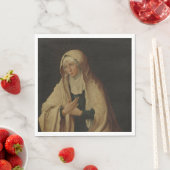 Verdeckte Jungfrau Mary (von Lucas van Leyden) Serviette (Beispiel)