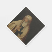 Verdeckte Jungfrau Mary (von Lucas van Leyden) Serviette (Ecke)