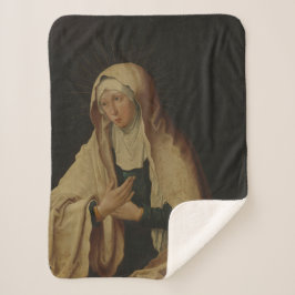 Verdeckte Jungfrau Mary (von Lucas van Leyden) Sherpadecke