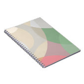 Verdeckte Pastelüberlappung Circle Design Notizblock (Rechte Seite)