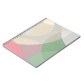 Verdeckte Pastelüberlappung Circle Design Notizblock (Linke Seite)