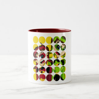 Verdeckte Superhero-Mädchen-Tasse Zweifarbige Tasse