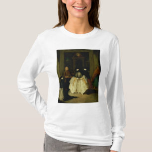 Verdeckte Zahlen in einem venezianischen Café T-Shirt