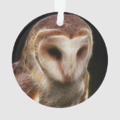 Verdecktes Eulen-Fraktal Ornament (Rückseite)