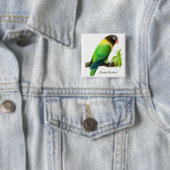 Verdecktes Lovebird-Grün-Button Button (Beispiel)