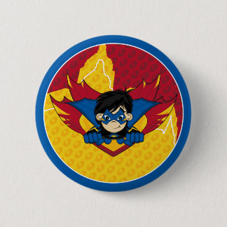 Verdecktes Superhero-Abzeichen Button