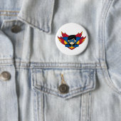 Verdecktes Superhero-Mädchen-Abzeichen Button (Beispiel)