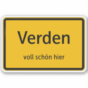 Verden Aufkleber Sticker Autoaufkleber