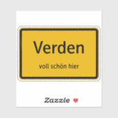 Verden Aufkleber Sticker Autoaufkleber (Blatt)