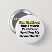 Verderben meiner Grandkids Button (Vorne & Hinten)
