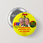 VERDERBENwahl 2014 und JENSEITS Button (Vorne & Hinten)