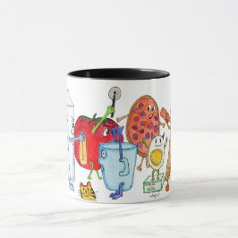 Verderbte Lebensmittel Tasse