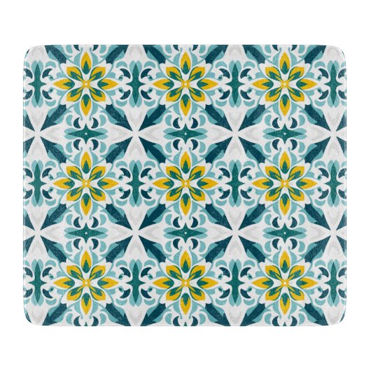 💛 💚 VerdeSol Azulejo Harmony Schneidebrett (Vorderseite)