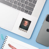 Verdi Aufkleber (Laptop mit iPhone)