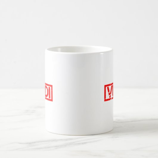 Verdi Briefmarke Kaffeetasse (Mittel)