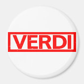 Verdi Briefmarke Magnet (Vorne)