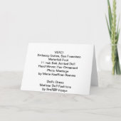 Verdi, Embassy Suites, San Francisco, Wasserfall Karte (Rückseite)