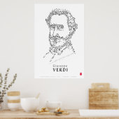 Verdi Face the Music Poster (Küche)