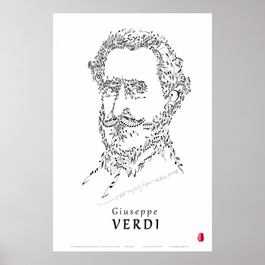 Verdi Face the Music Poster (Vorne)
