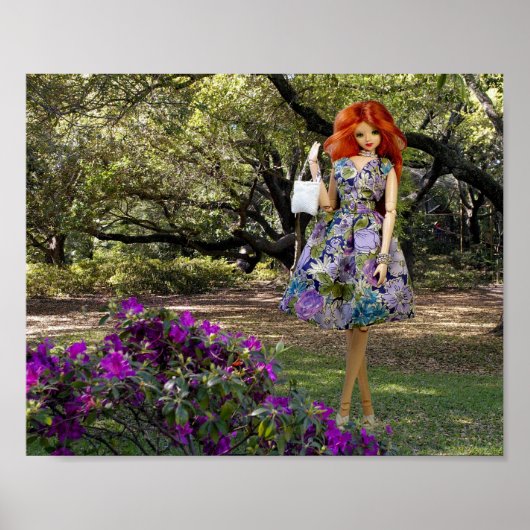 Verdi & Houston Zoo Florals Poster (Vorne)