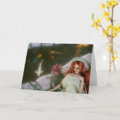 Verdi, Koi Pond at Embassy Suite, San Francisco Karte (Gelbe Blume)