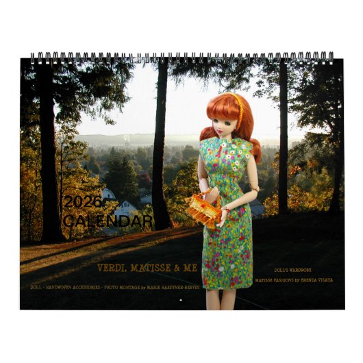 Verdi, Matisse und Ich, 2026 Kalender (Titelbild)