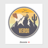 Verdi, Nevada Aufkleber (Blatt)