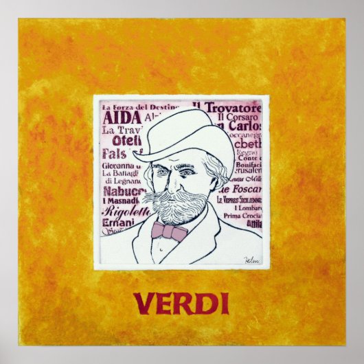 VERDI-Plakat Poster (Vorne)