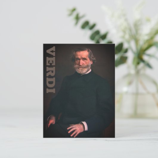 Verdi Postcard Postkarte (Stehend Vorderseite)