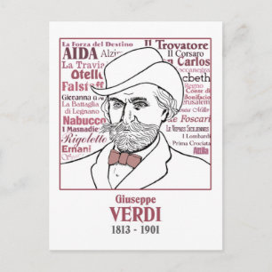Verdi Postkarte