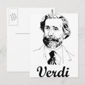 Verdi Postkarte (Vorne/Hinten)