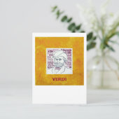 Verdi Postkarte (Stehend Vorderseite)