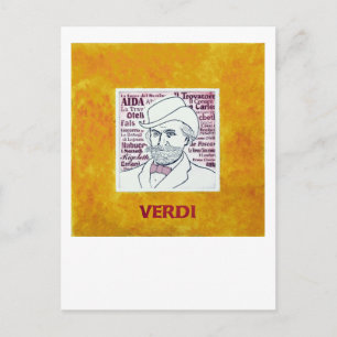 Verdi Postkarte