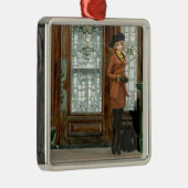 Verdi, The Driskill Hotel Entrance, Austin Silbernes Ornament (Rechts)