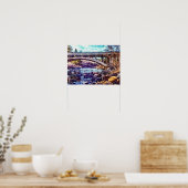 Verdi Truckee Flussbrücke Poster (Küche)