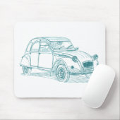 Verdichtereintrittslufttemperat 2CV Mousepad (Mit Mouse)