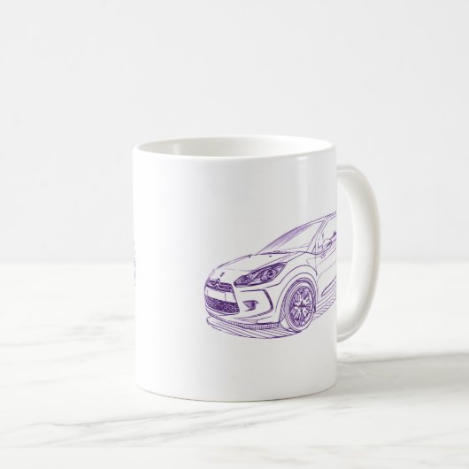 Verdichtereintrittslufttemperat DS3 2011 Kaffeetasse (VorderseiteRechts)