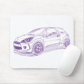 Verdichtereintrittslufttemperat DS3 2011 Mousepad (Mit Mouse)
